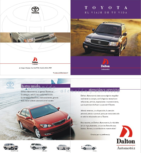 Agencia automotriz - Folleto