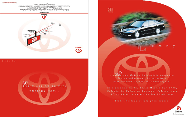 Agencia automotriz - Invitaci�n